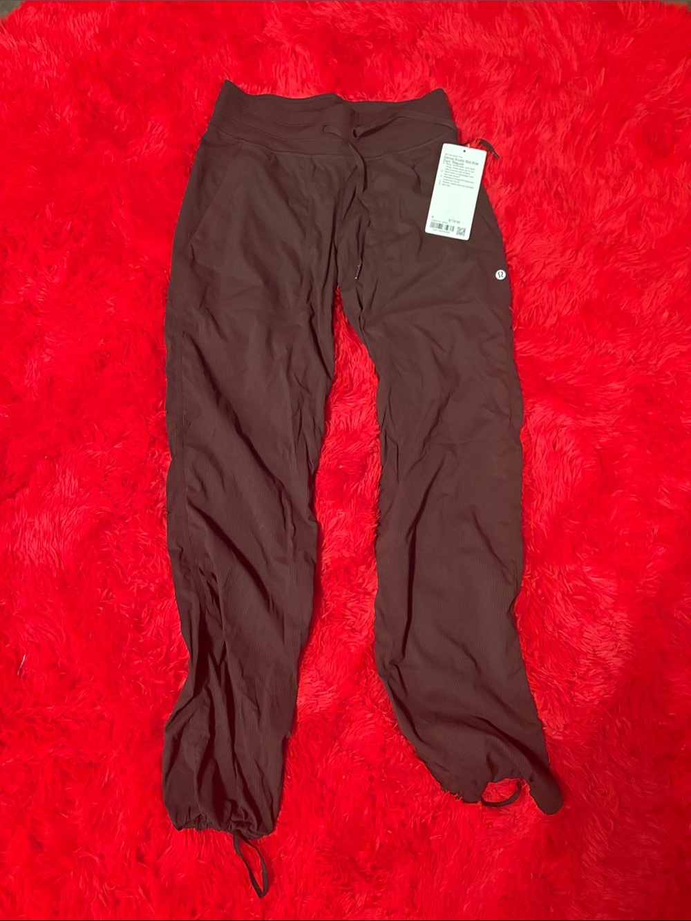 lululemon athletica Mid rise Dance Studio Pant Expresso NWT
